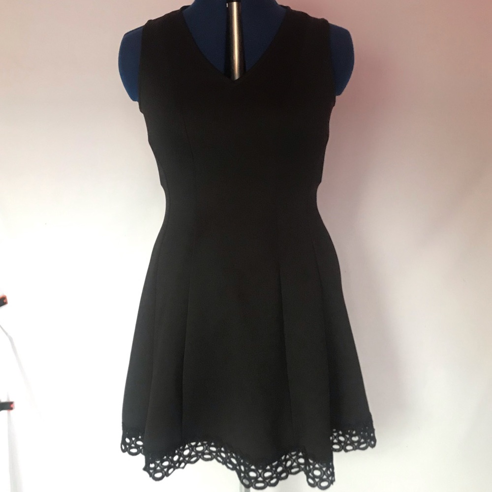 donna ricco little black dress